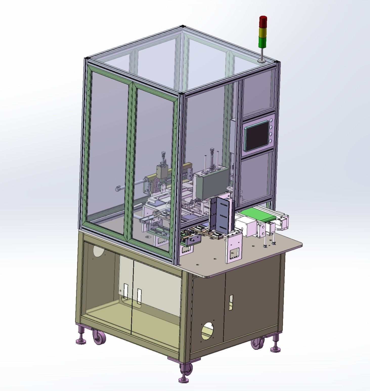 Lithium battery packing machine 3D model_11
