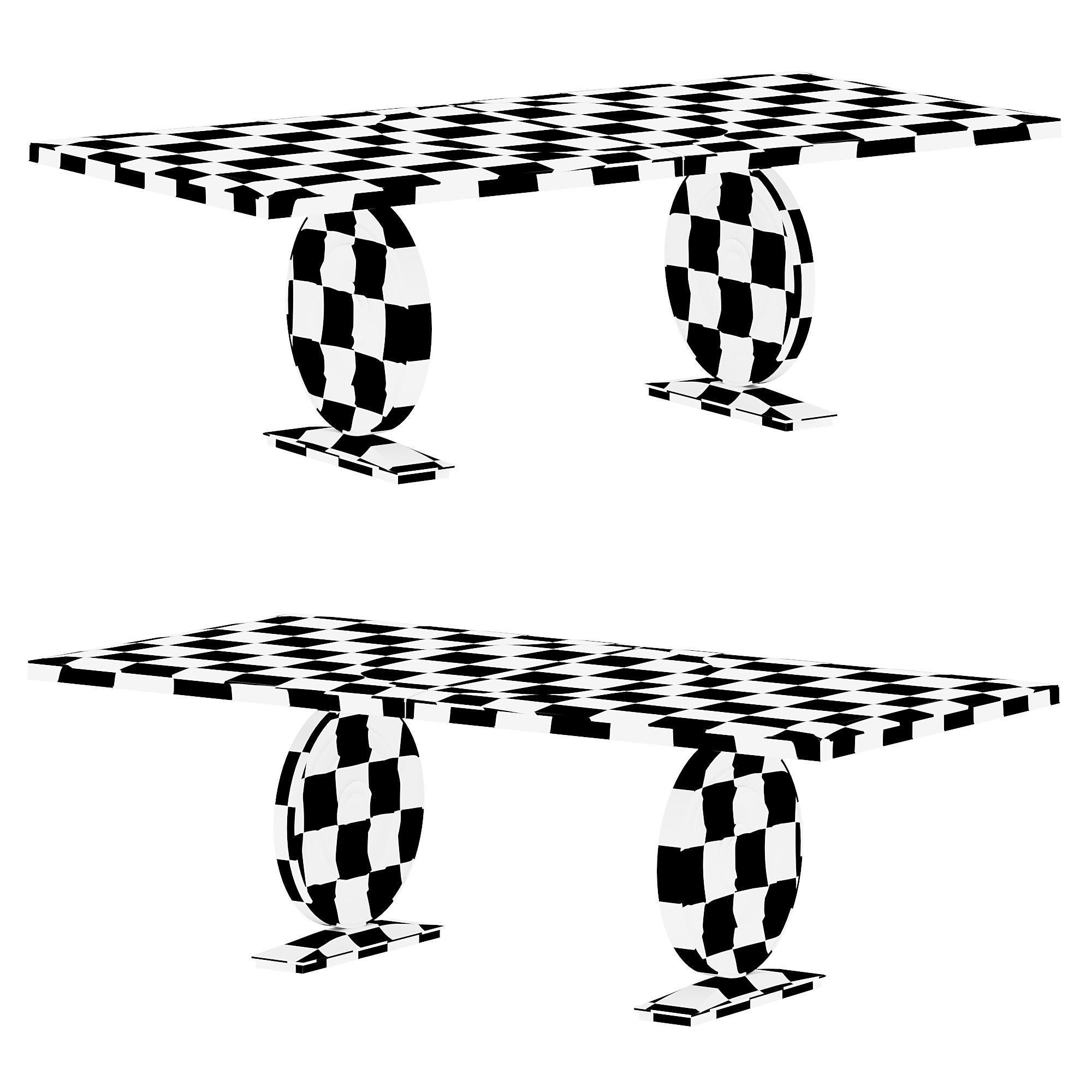 HEMINGWAY DINING TABLE by bakerfurniture 3D model_5