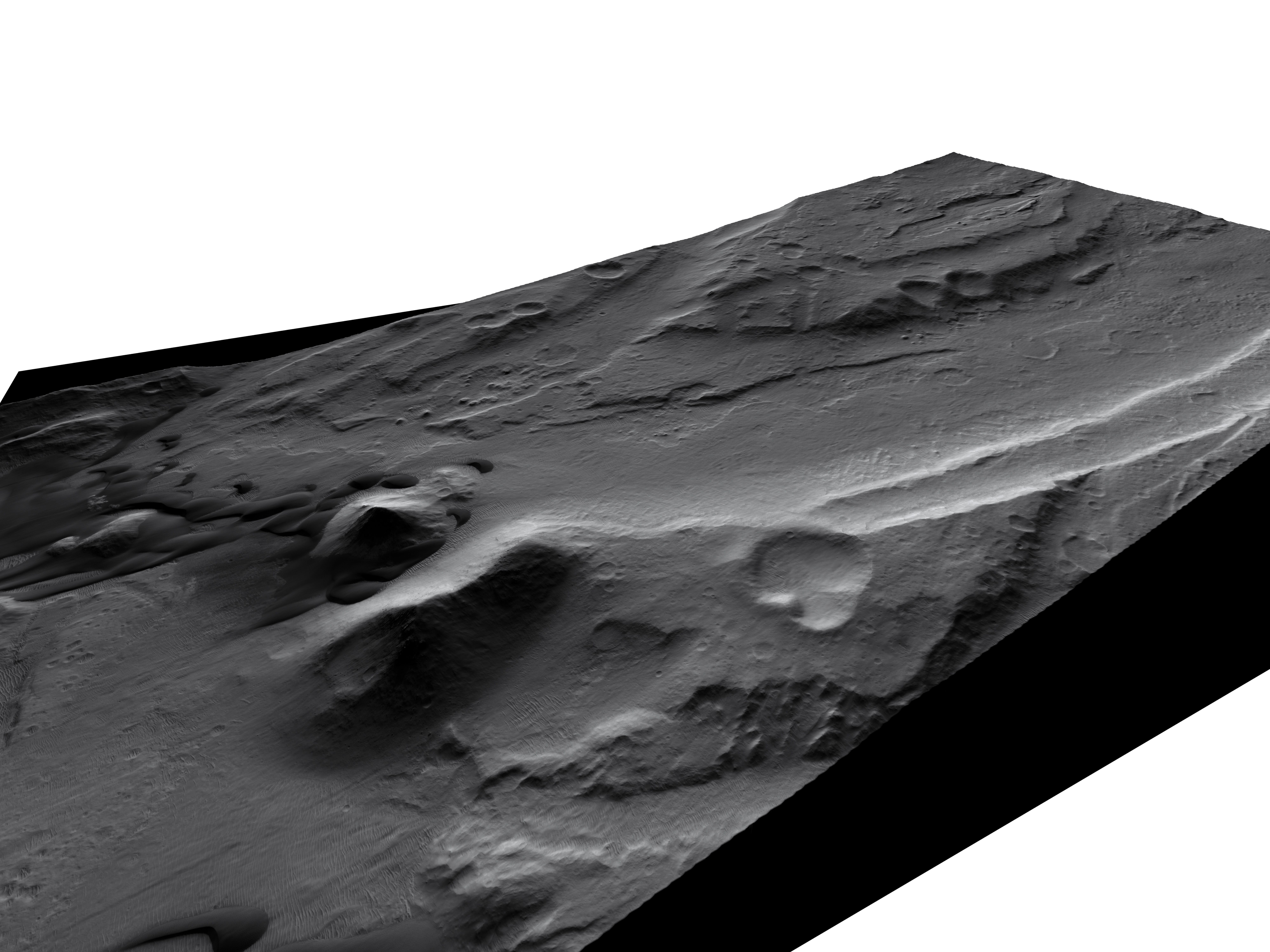 MARS VR - Dune Interaction in Ganges Chasma 3D model_1