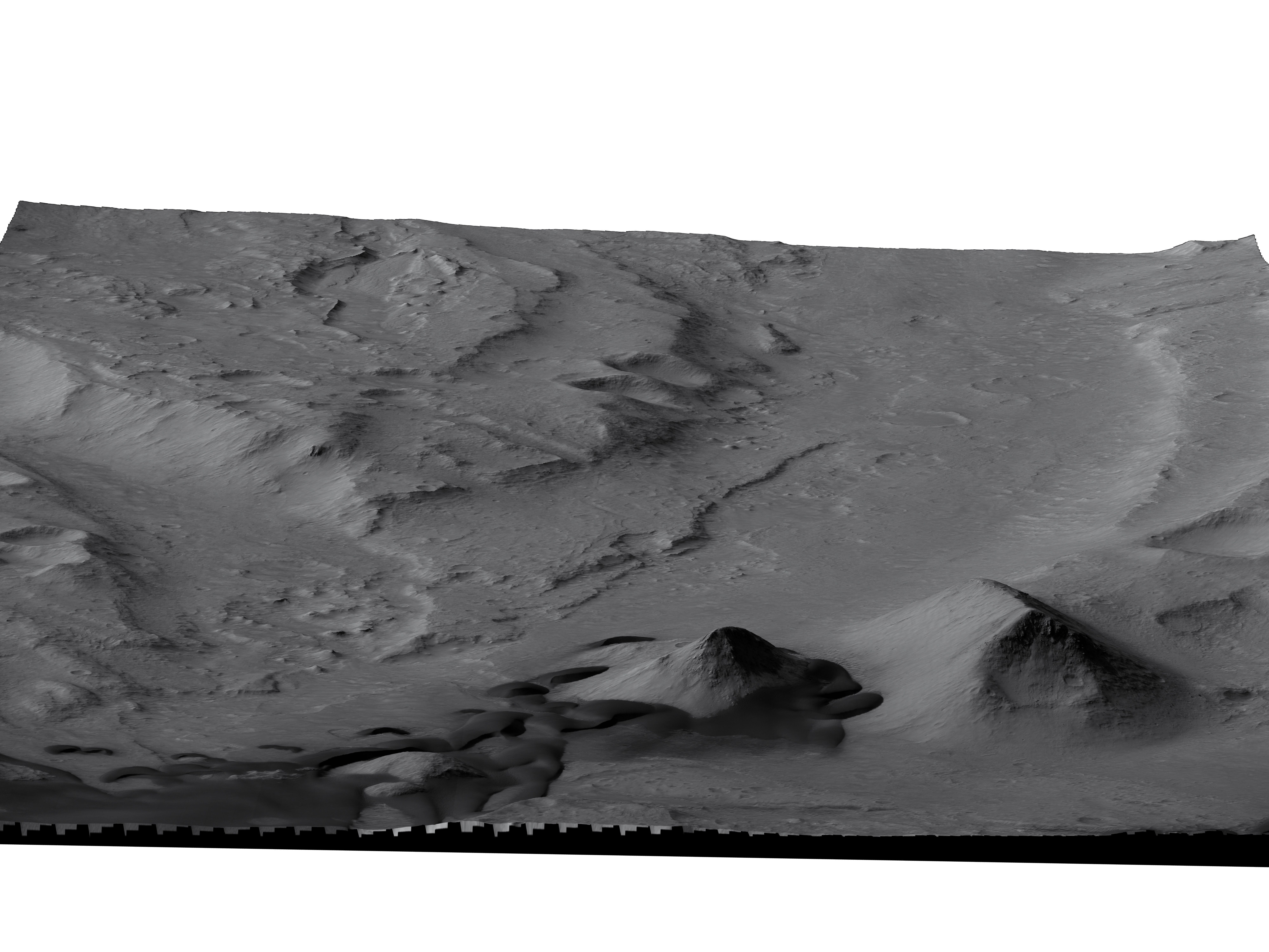 MARS VR - Dune Interaction in Ganges Chasma 3D model_3