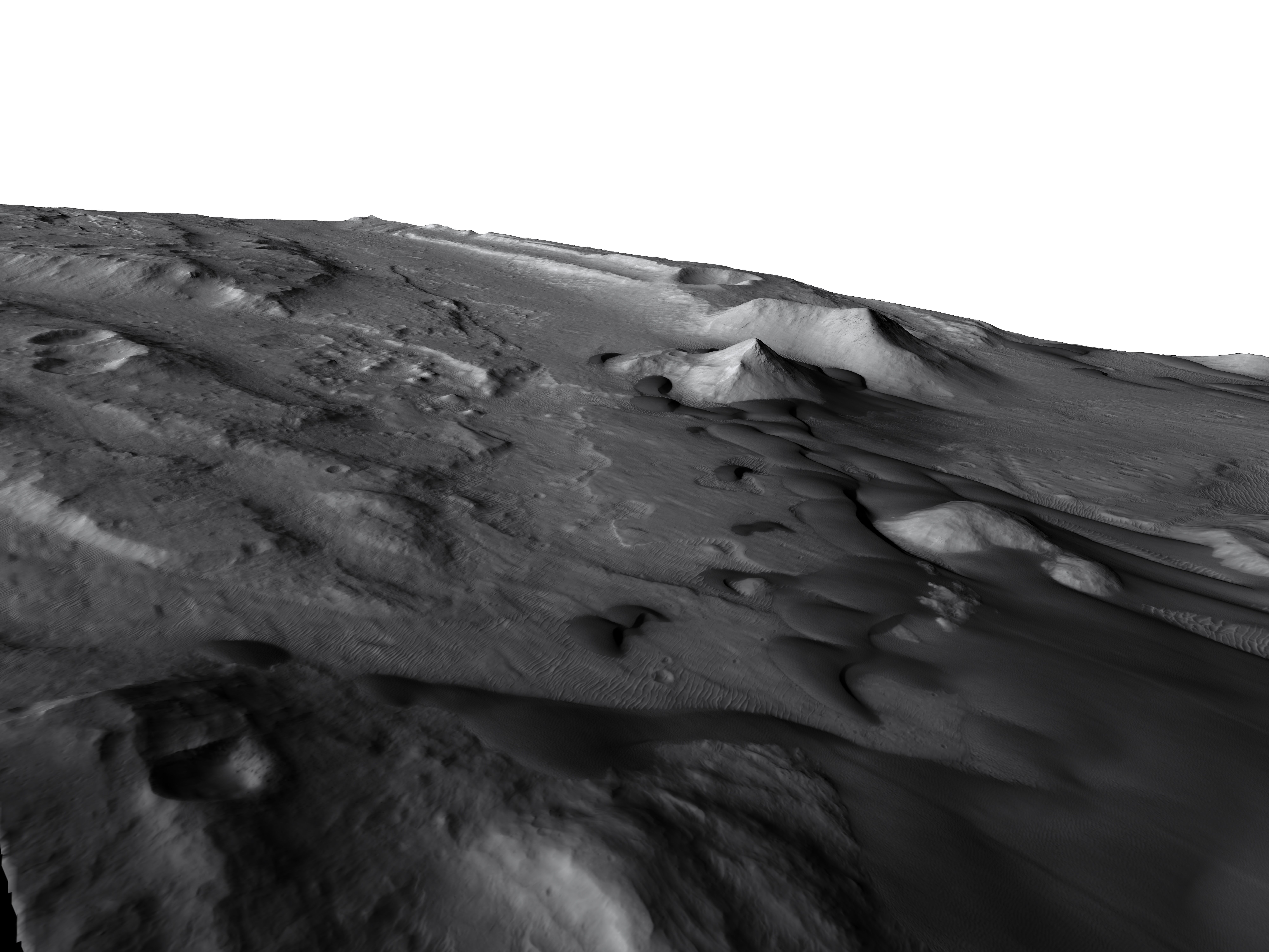 MARS VR - Dune Interaction in Ganges Chasma 3D model_2
