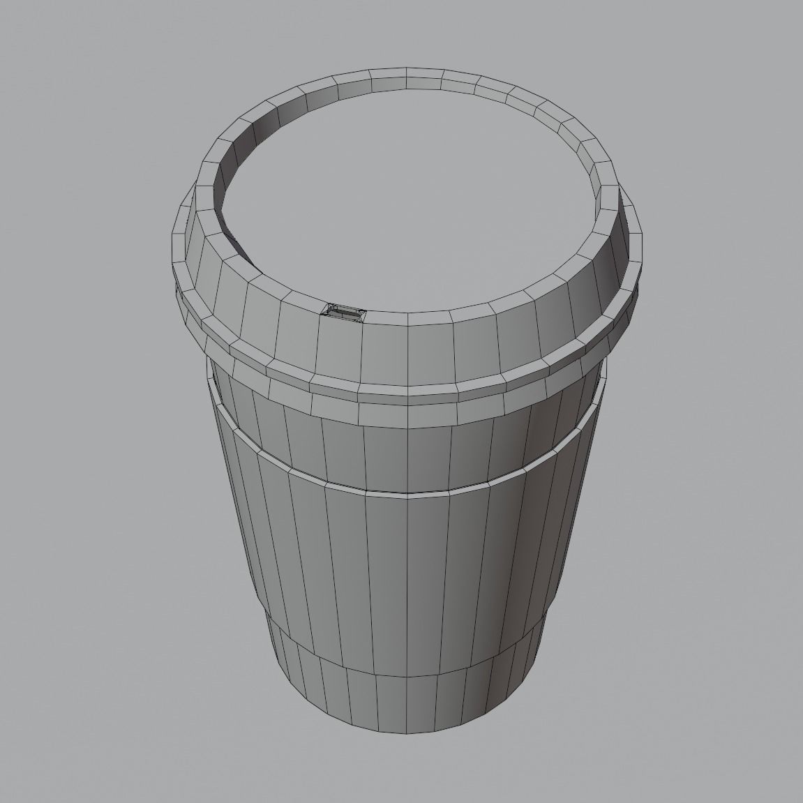 Paper Coffee Cup Free low-poly 3D model_4