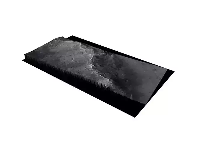 MARS VR - Scarp of Phyllosilicates Along Nili Fossae 3D model