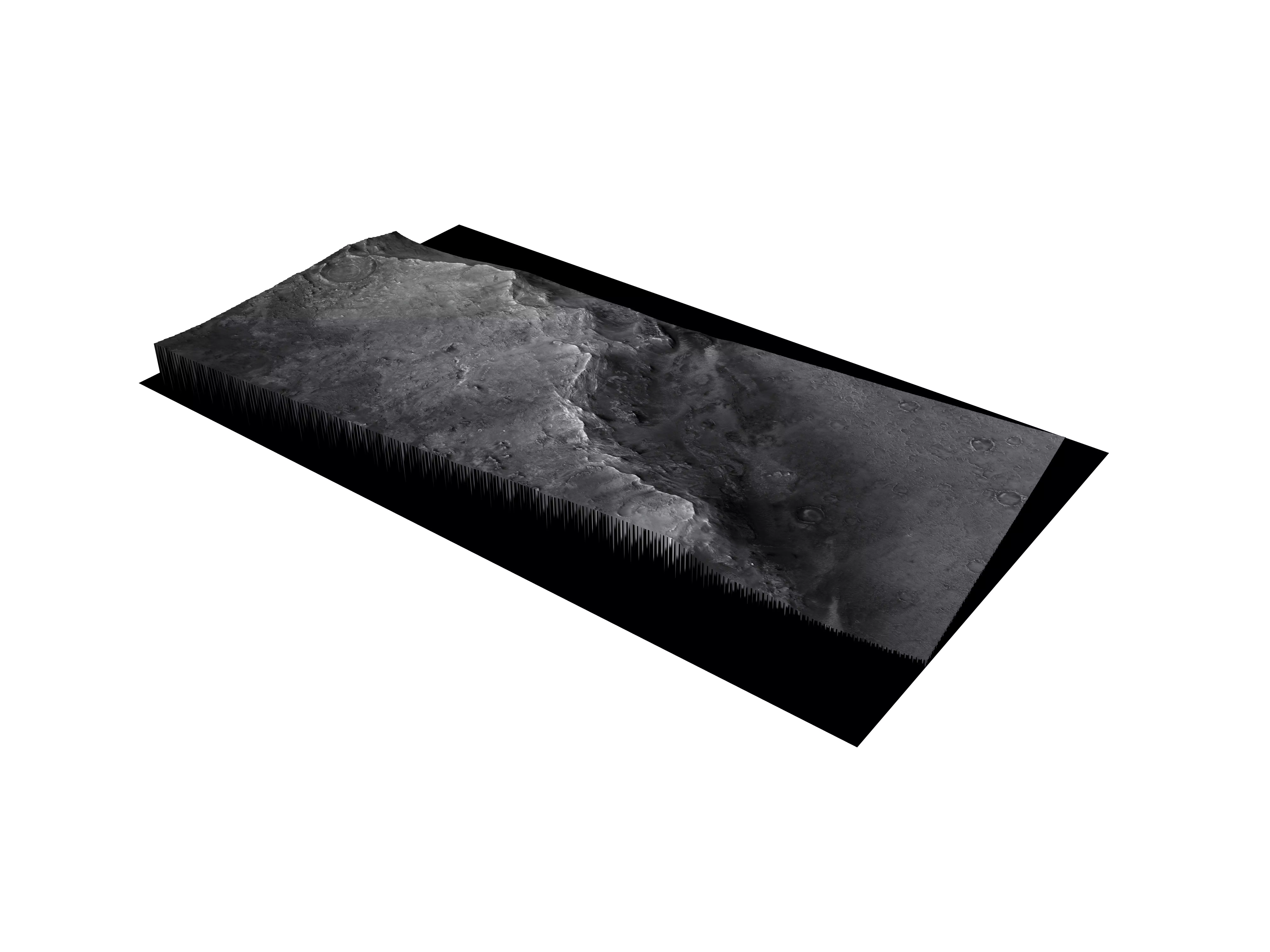 MARS VR - Scarp of Phyllosilicates Along Nili Fossae 3D model_0