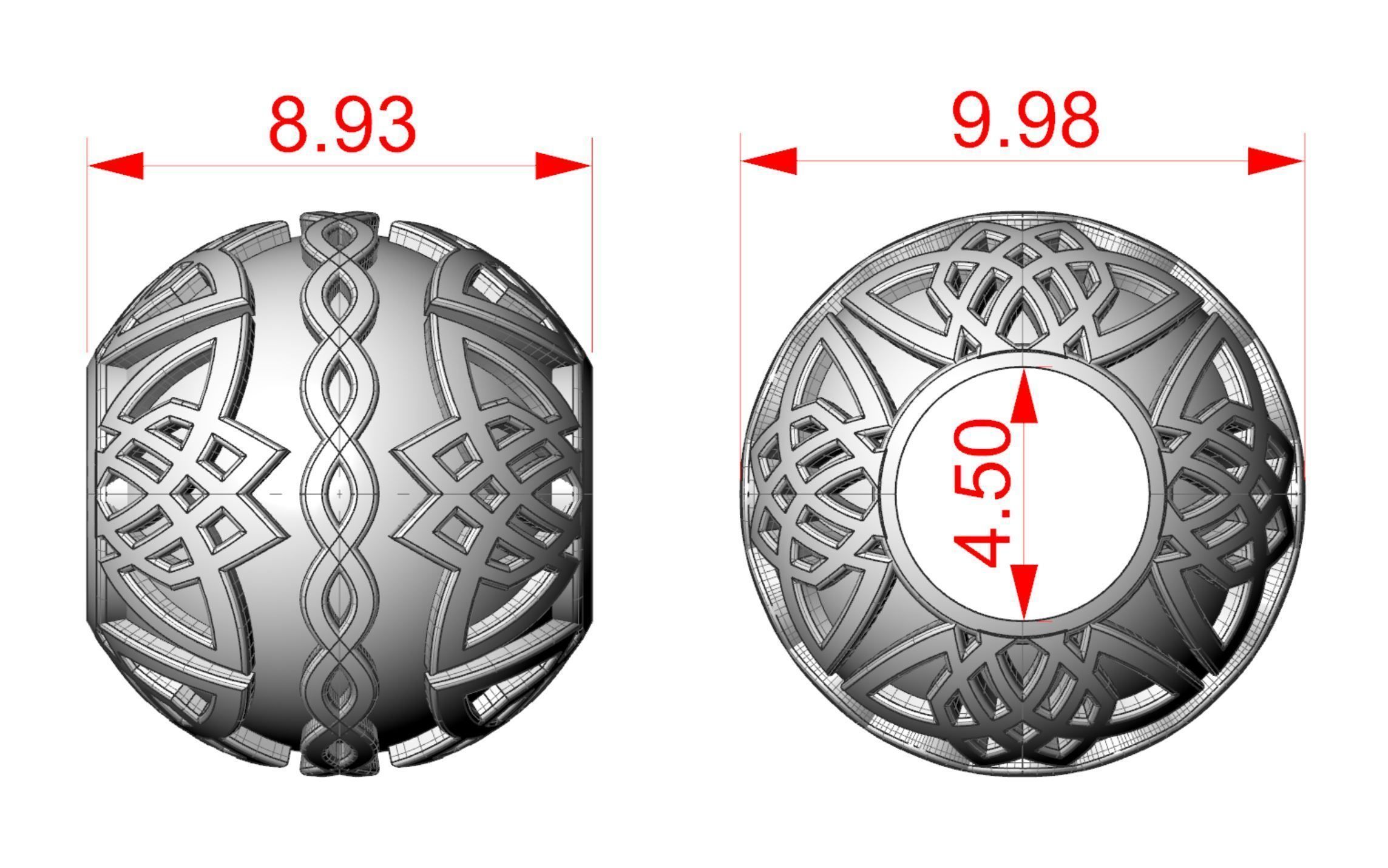 Beads zodiac signs 3D print model_3