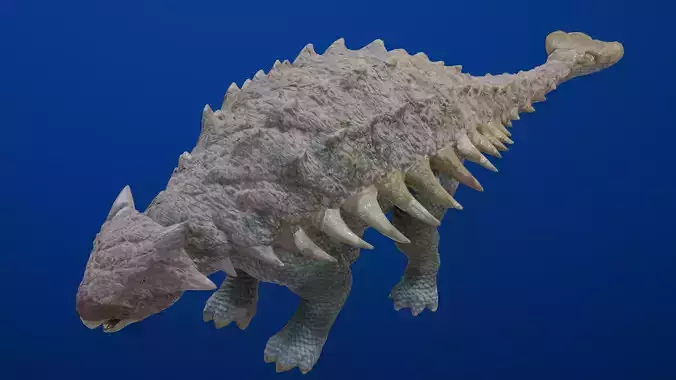 Ankylosaurus Dinosaur Low-poly 3D model