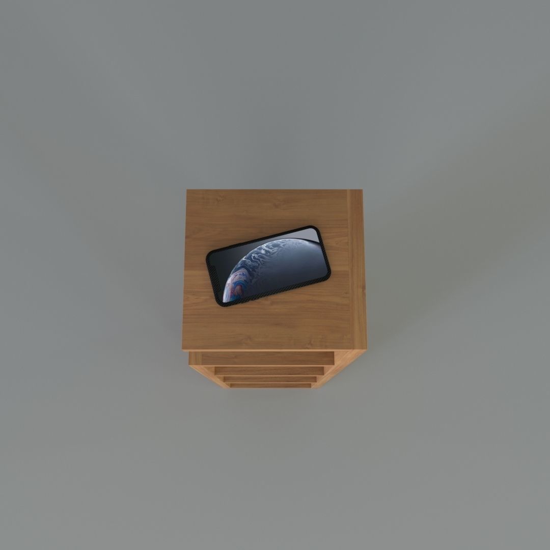 Toilet Paper Holder Low-poly 3D model_4