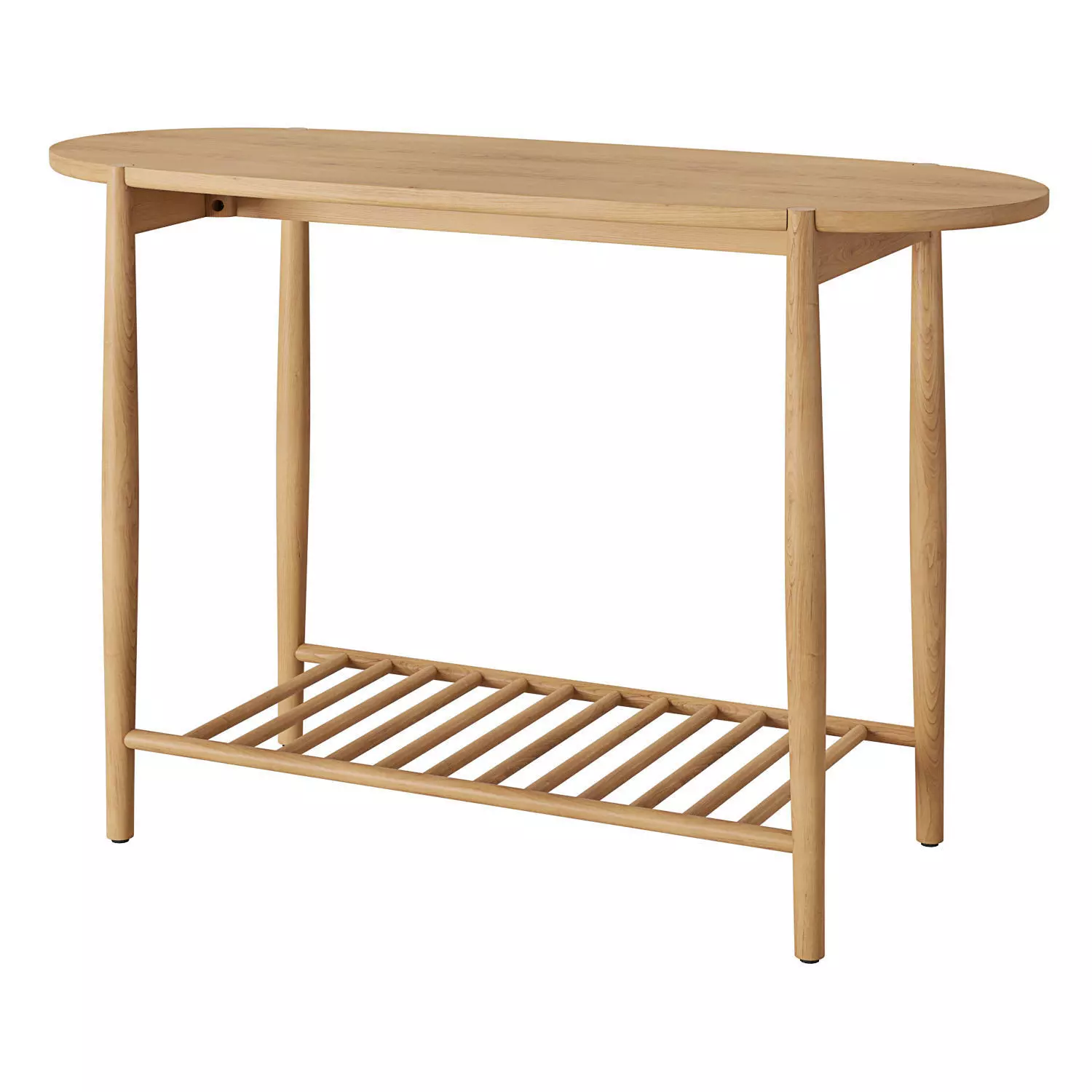 La Redoute Jucca Solid Oak Console Table 3D model_0