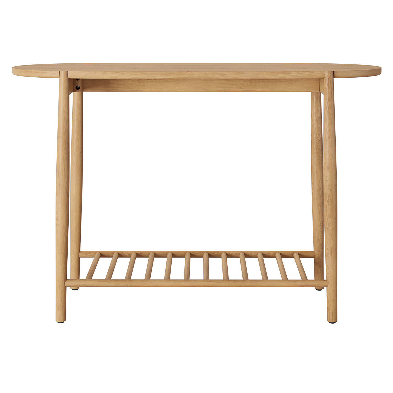 La Redoute Jucca Solid Oak Console Table 3D model_1