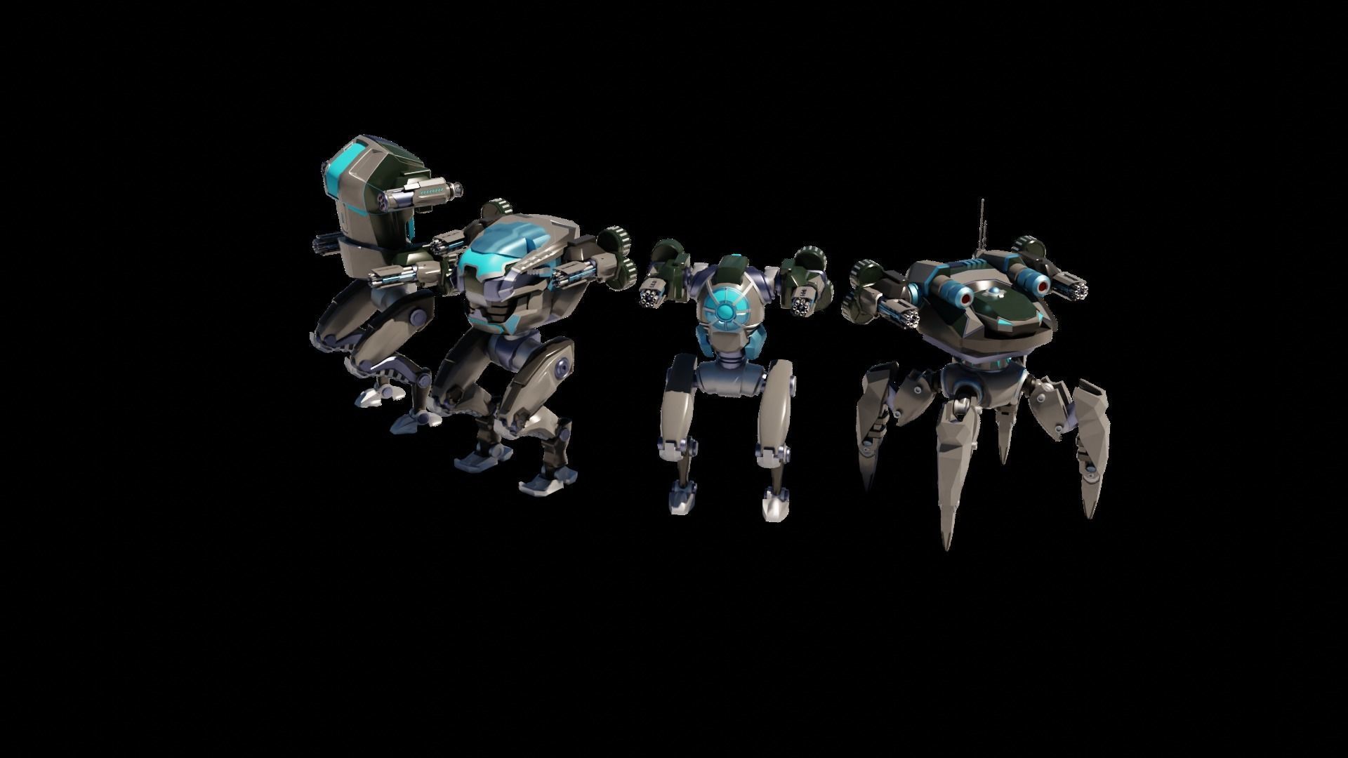 MECH 01-04 Low-poly 3D model_27