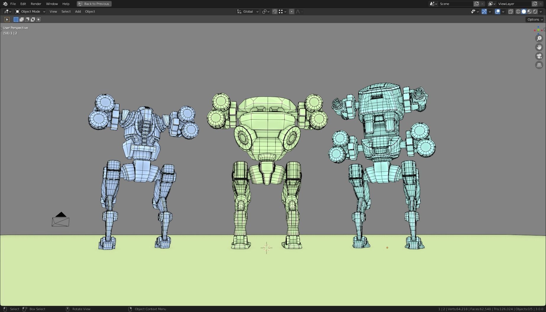 MECH 01-04 Low-poly 3D model_18