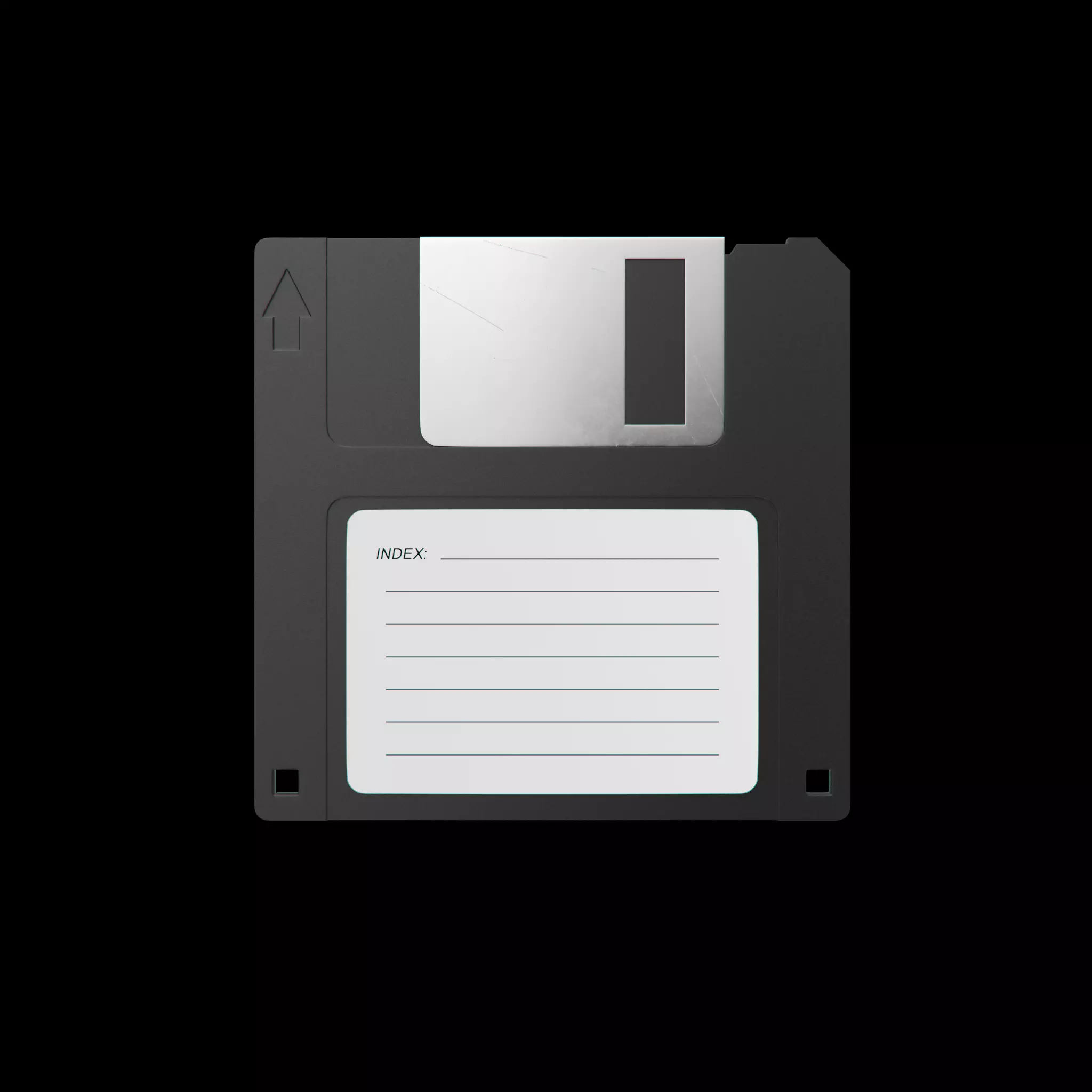 Floppy Disk 3D model_0