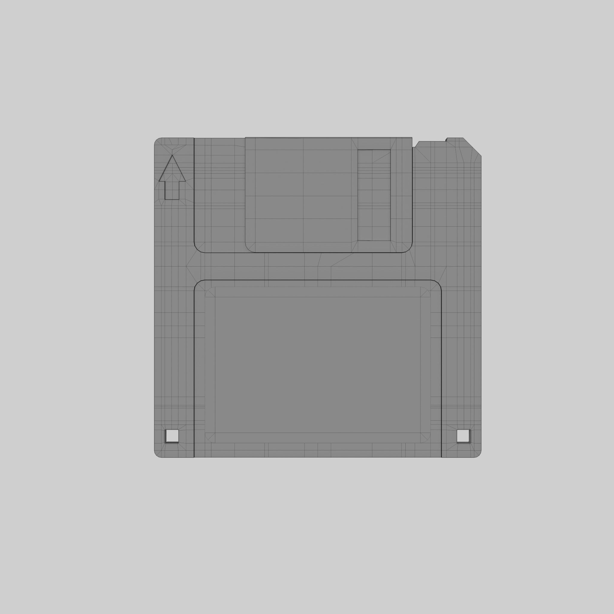 Floppy Disk 3D model_6