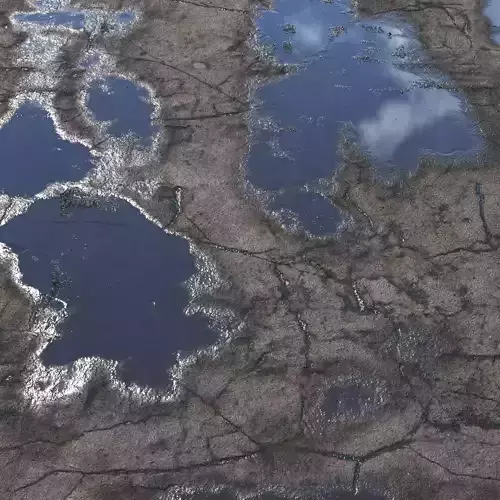  Wet asphalt material 05 4k seamless PBR 3D model