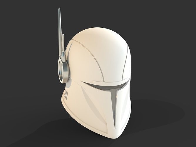 Custom Mandalorian Helmet 3D model 3D printable CGTrader