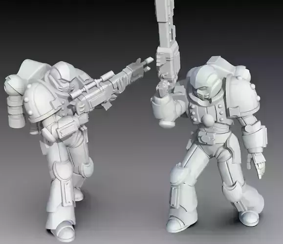 Planetary Raiders 3D print model