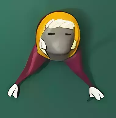 Sky game hair 3D print model