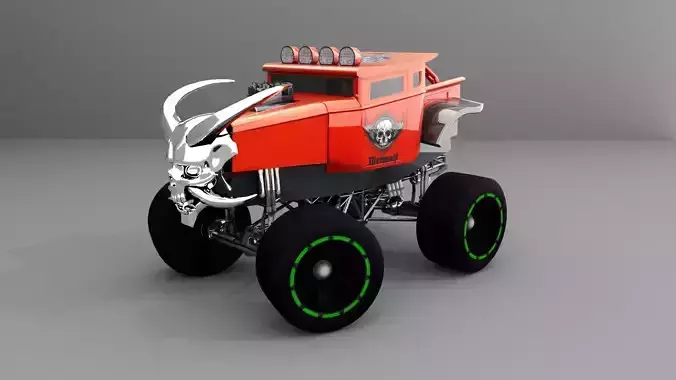 Skull Monster Truck