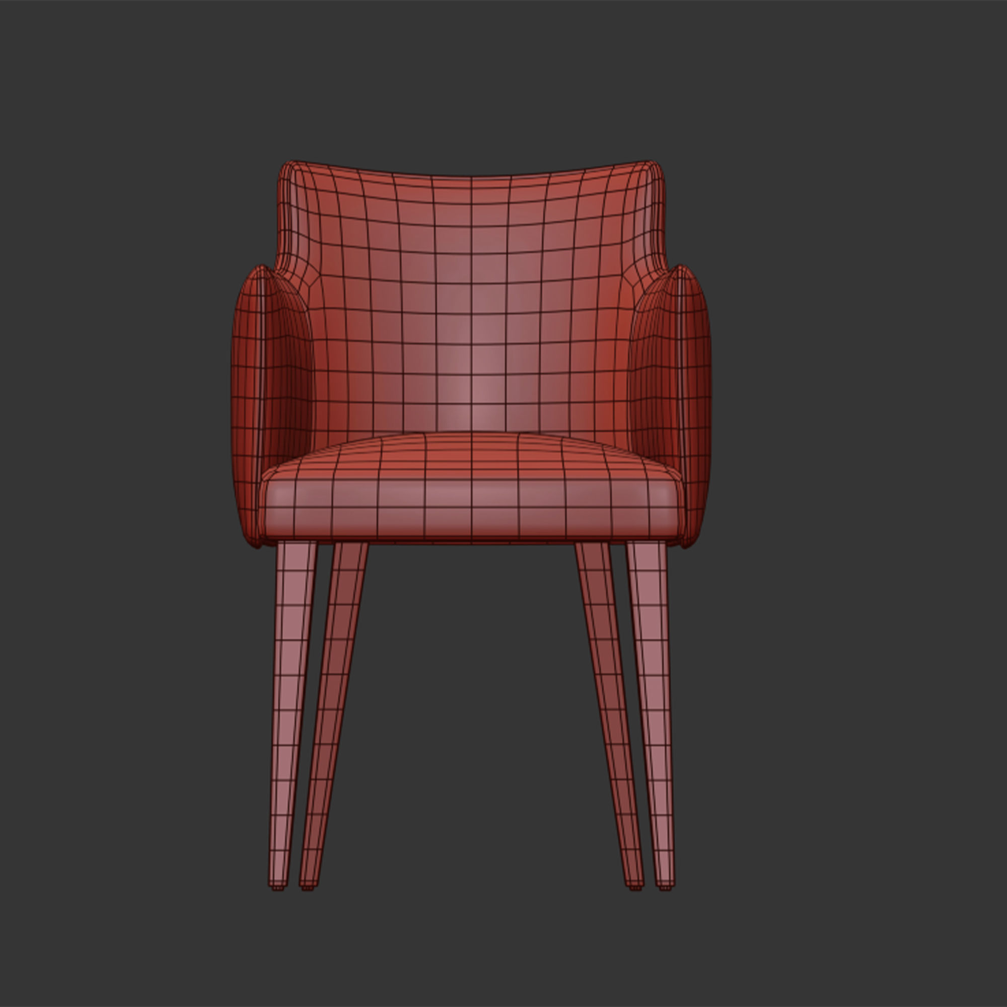 Cosmos Bridge chair by collinet-sieges 3D model_3