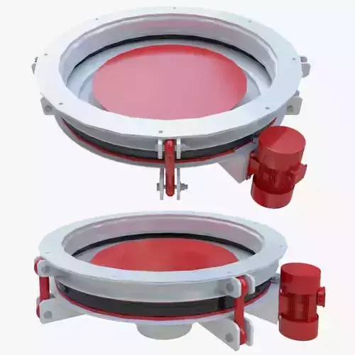 Rotoflow Silo Discharger - Wheat Grain Flour Milling Machine Low-poly 3D model