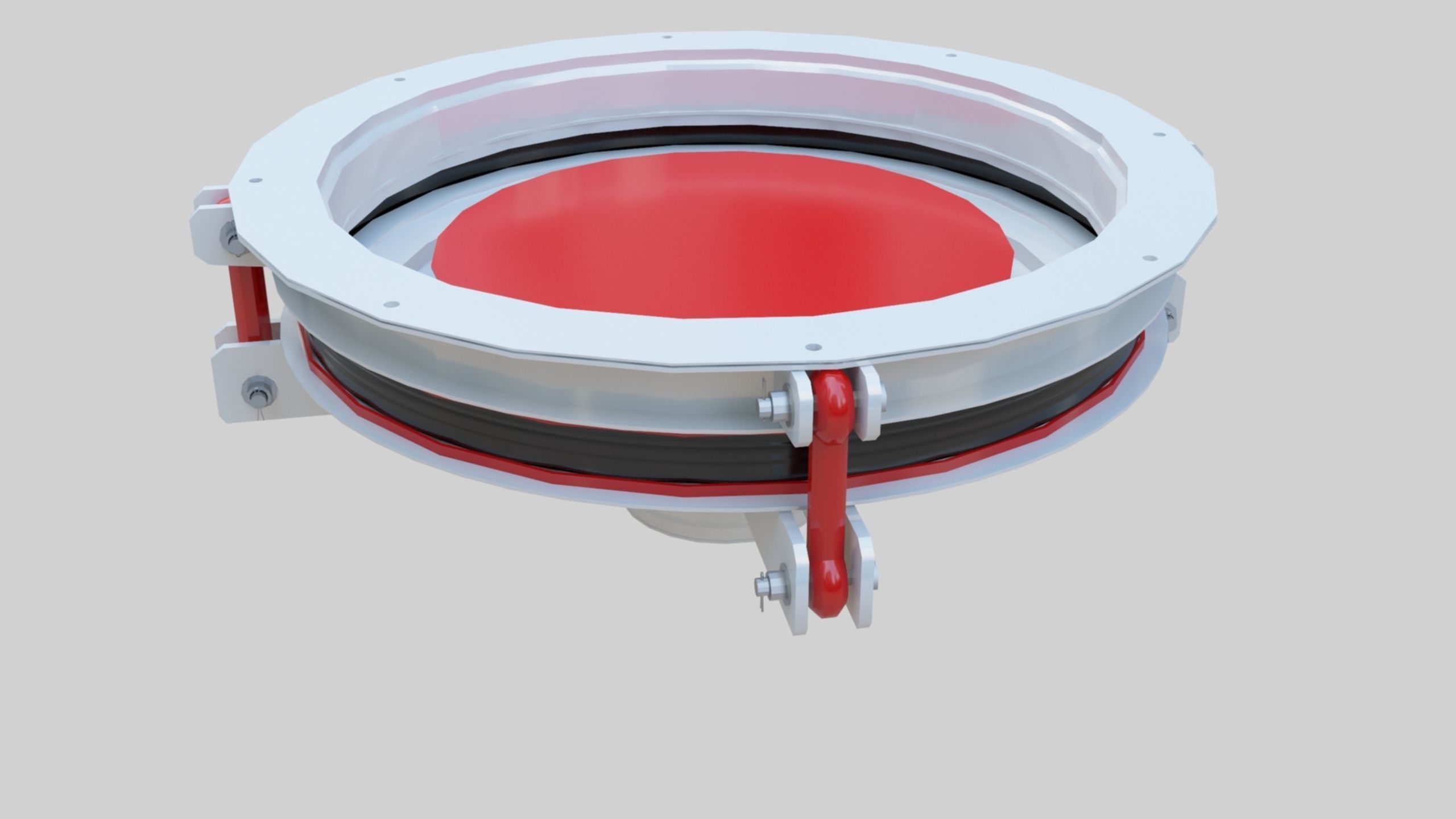 Rotoflow Silo Discharger - Wheat Grain Flour Milling Machine Low-poly 3D model_17