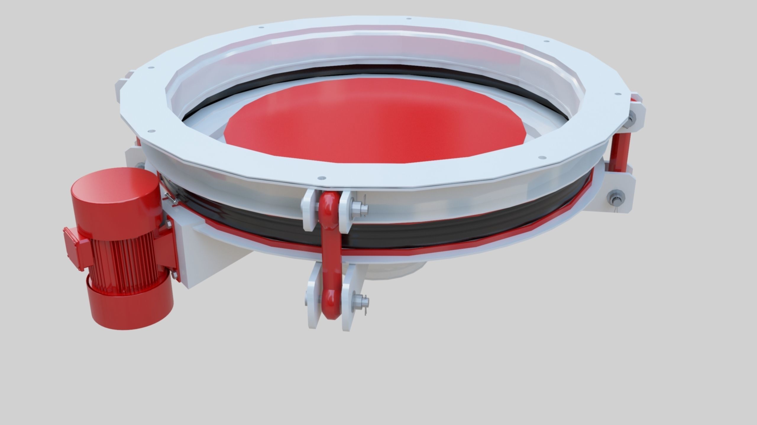 Rotoflow Silo Discharger - Wheat Grain Flour Milling Machine Low-poly 3D model_5