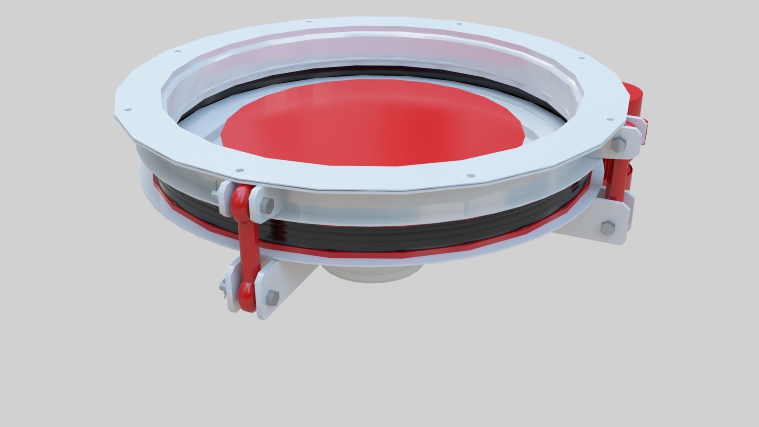 Rotoflow Silo Discharger - Wheat Grain Flour Milling Machine Low-poly 3D model_20