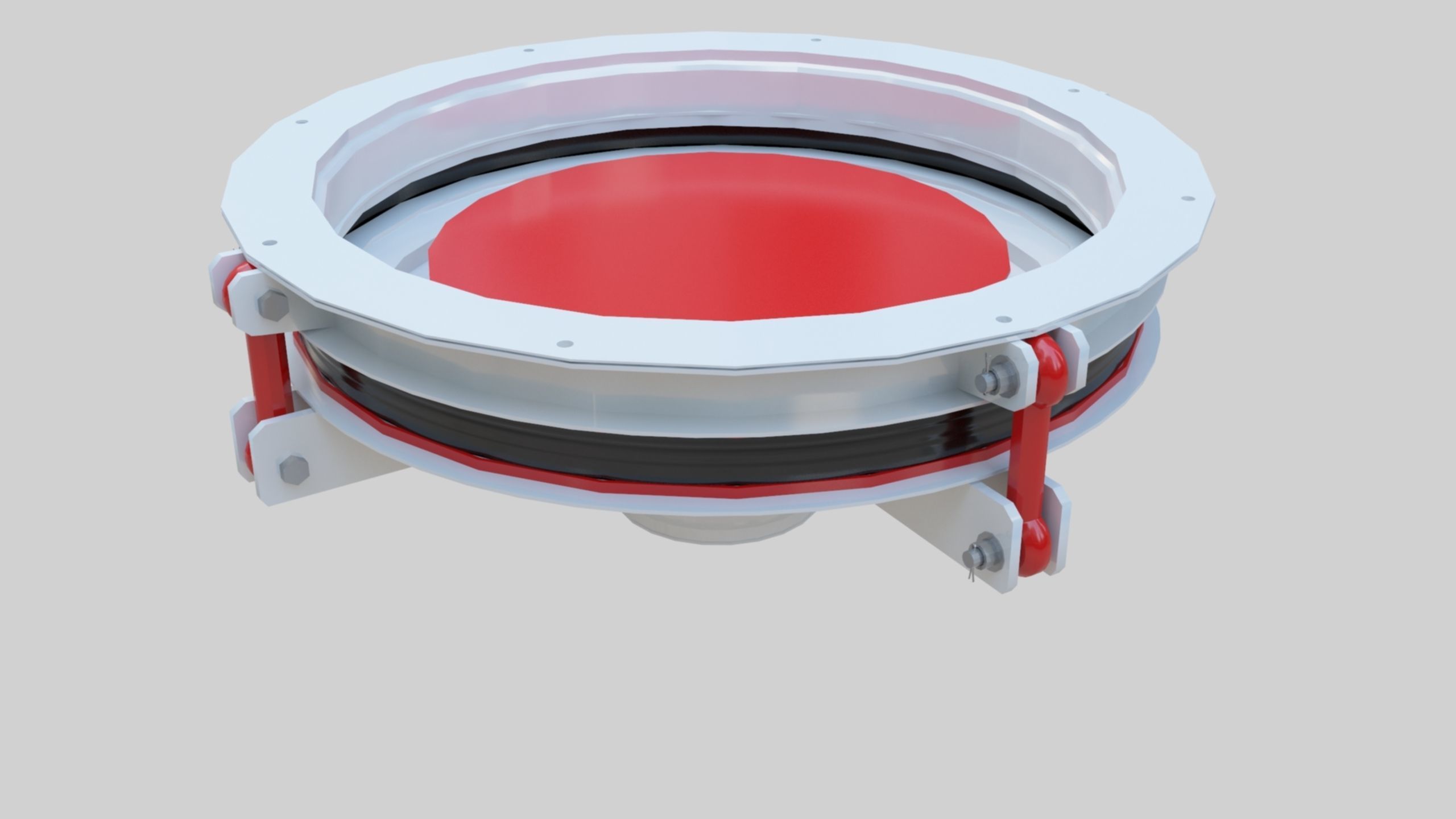 Rotoflow Silo Discharger - Wheat Grain Flour Milling Machine Low-poly 3D model_15