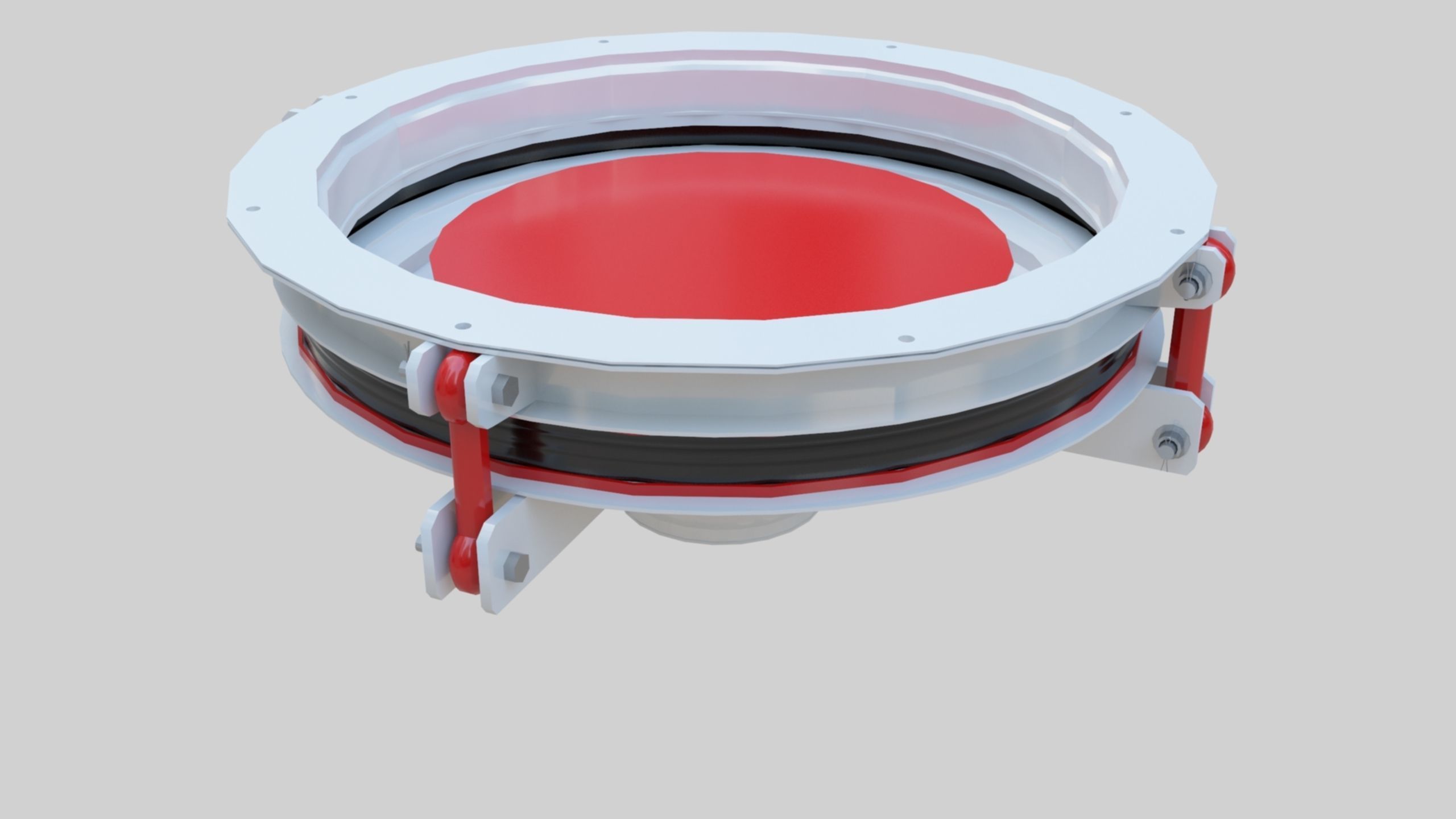 Rotoflow Silo Discharger - Wheat Grain Flour Milling Machine Low-poly 3D model_13