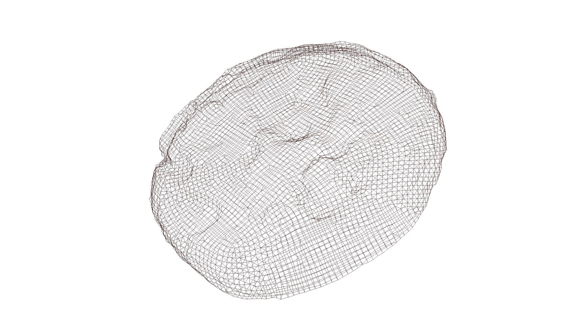 Chocolate Cookie Low-poly 3D model_19