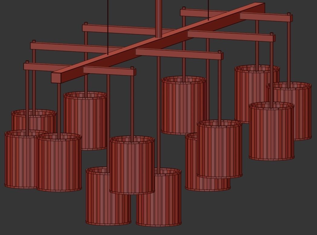 Flute Beam 3D model_2