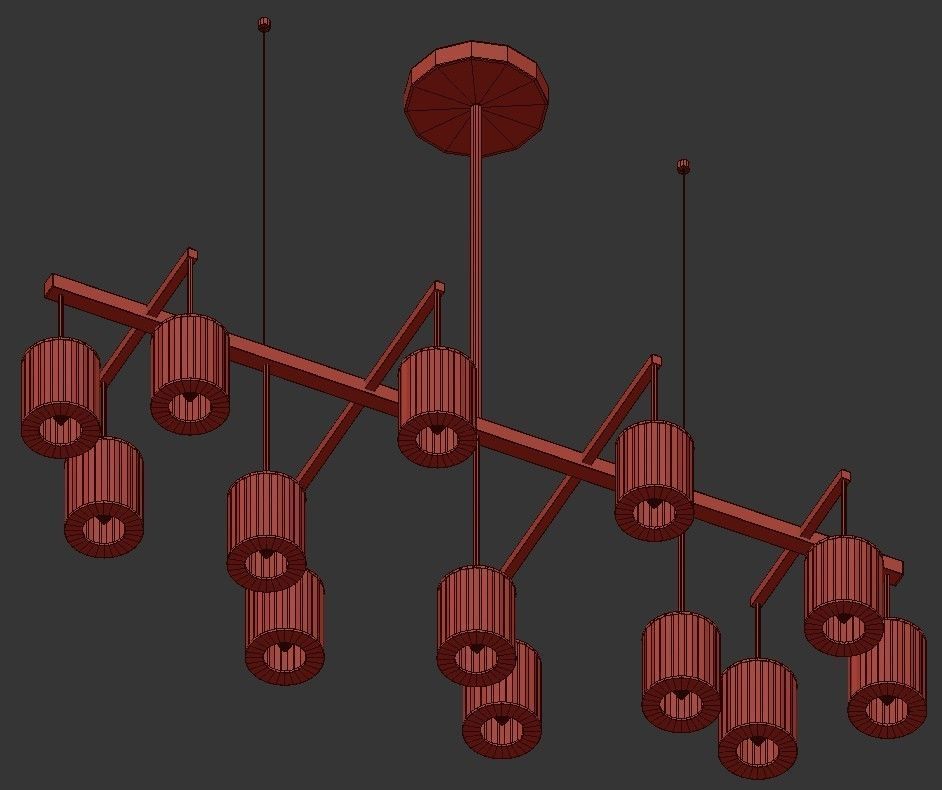 Flute Beam 3D model_1