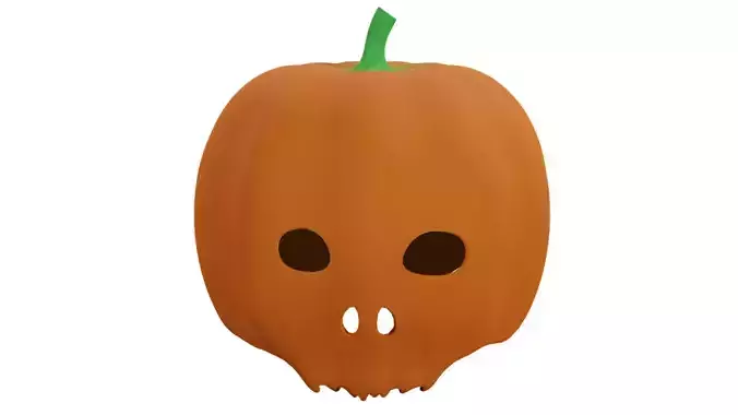 Halloween Skull Pumpkin