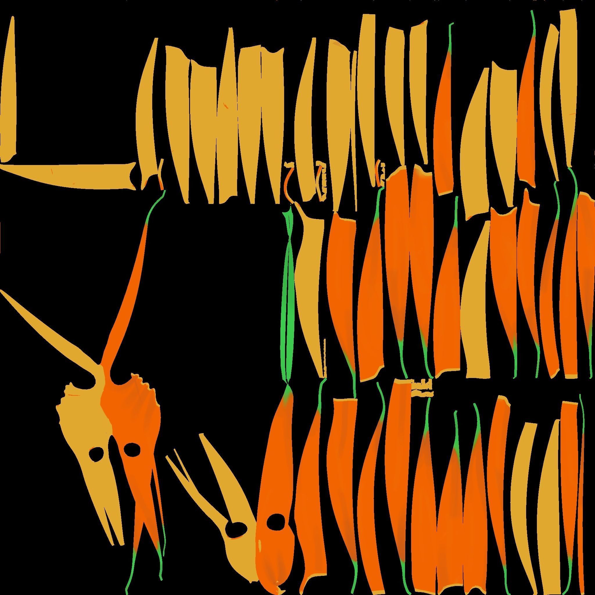 Halloween Skull Pumpkin 3D model_9