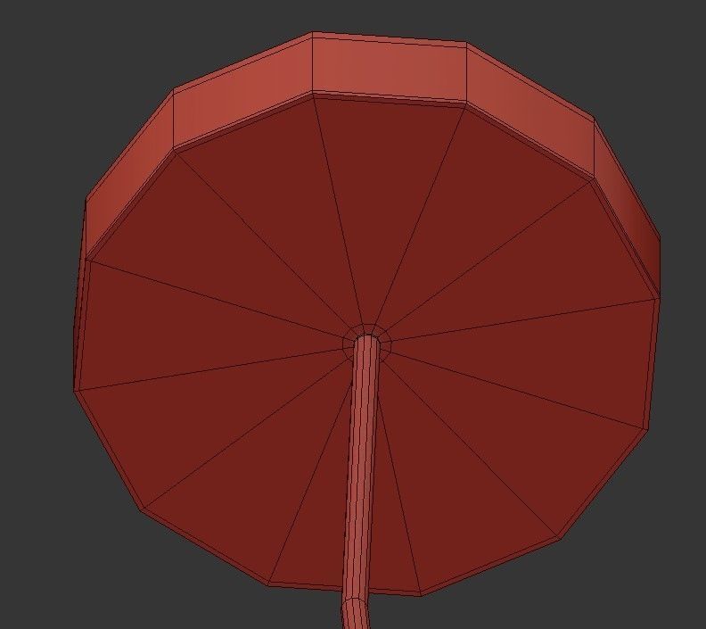 Cymbal modern pendant light with clear glass shade 3D model_2