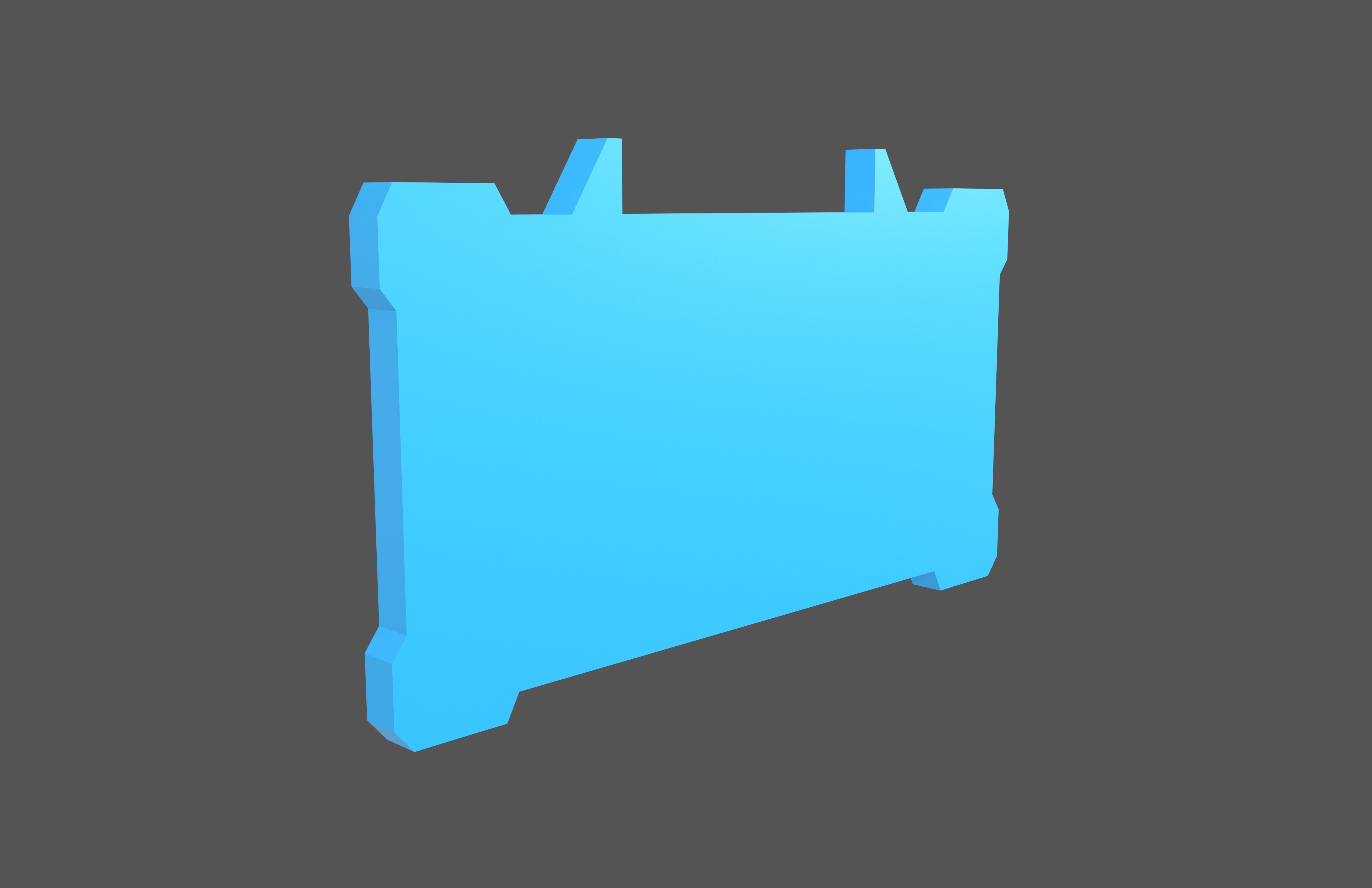 UHD High tech Graphical Interface v6 003 Low-poly 3D model_3