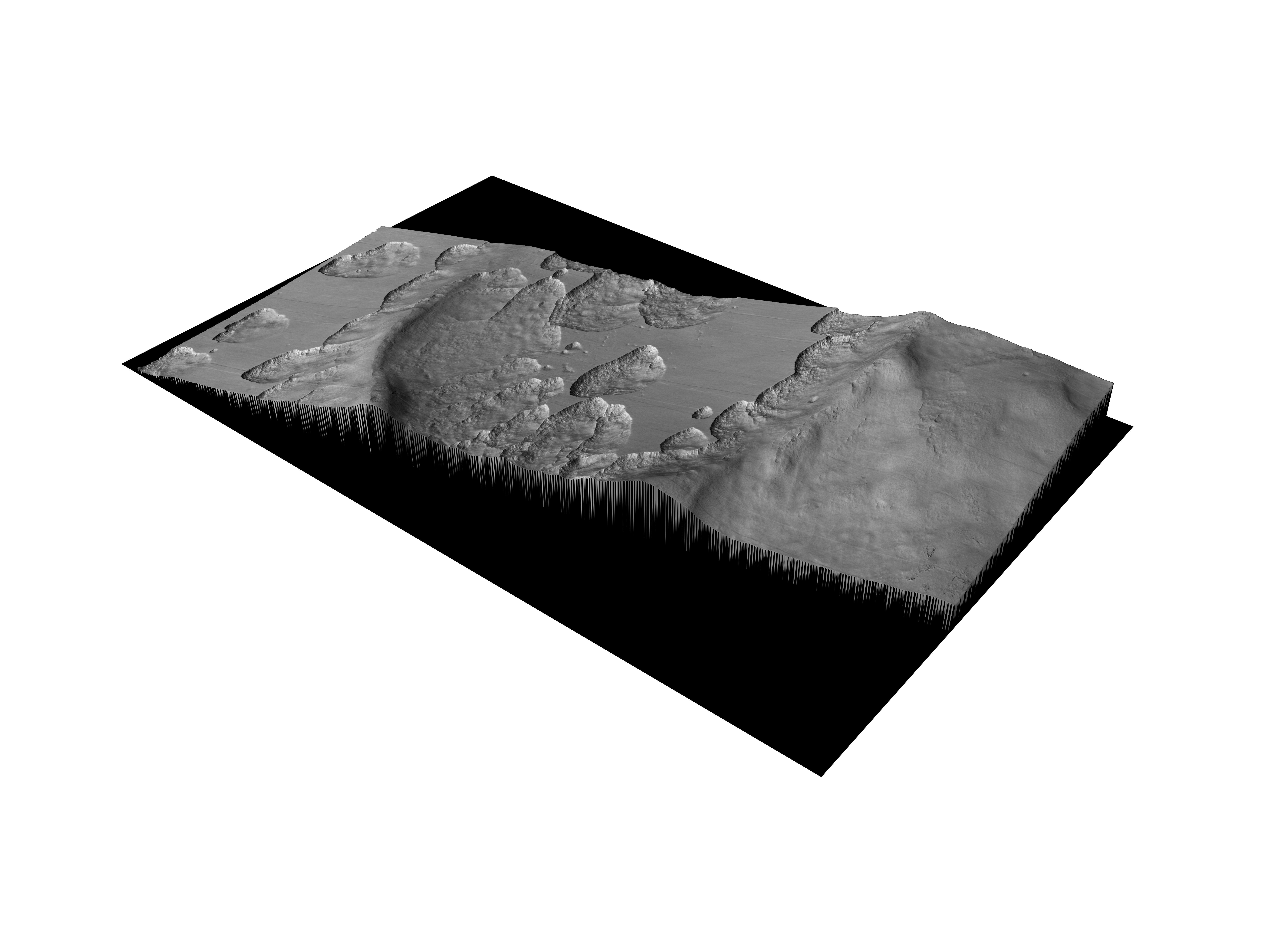 MARS VR - Crater in Amphitrites Patera 3D model_0