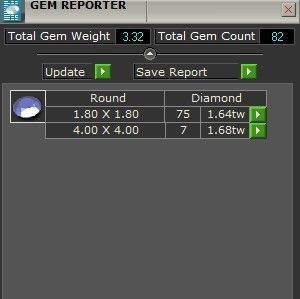 4-Row Thick Diamond ring 2219 3D print model 3D print model_8