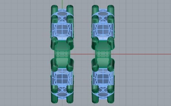 Earring with Diamond stones 2220 3D print model 3D print model_6