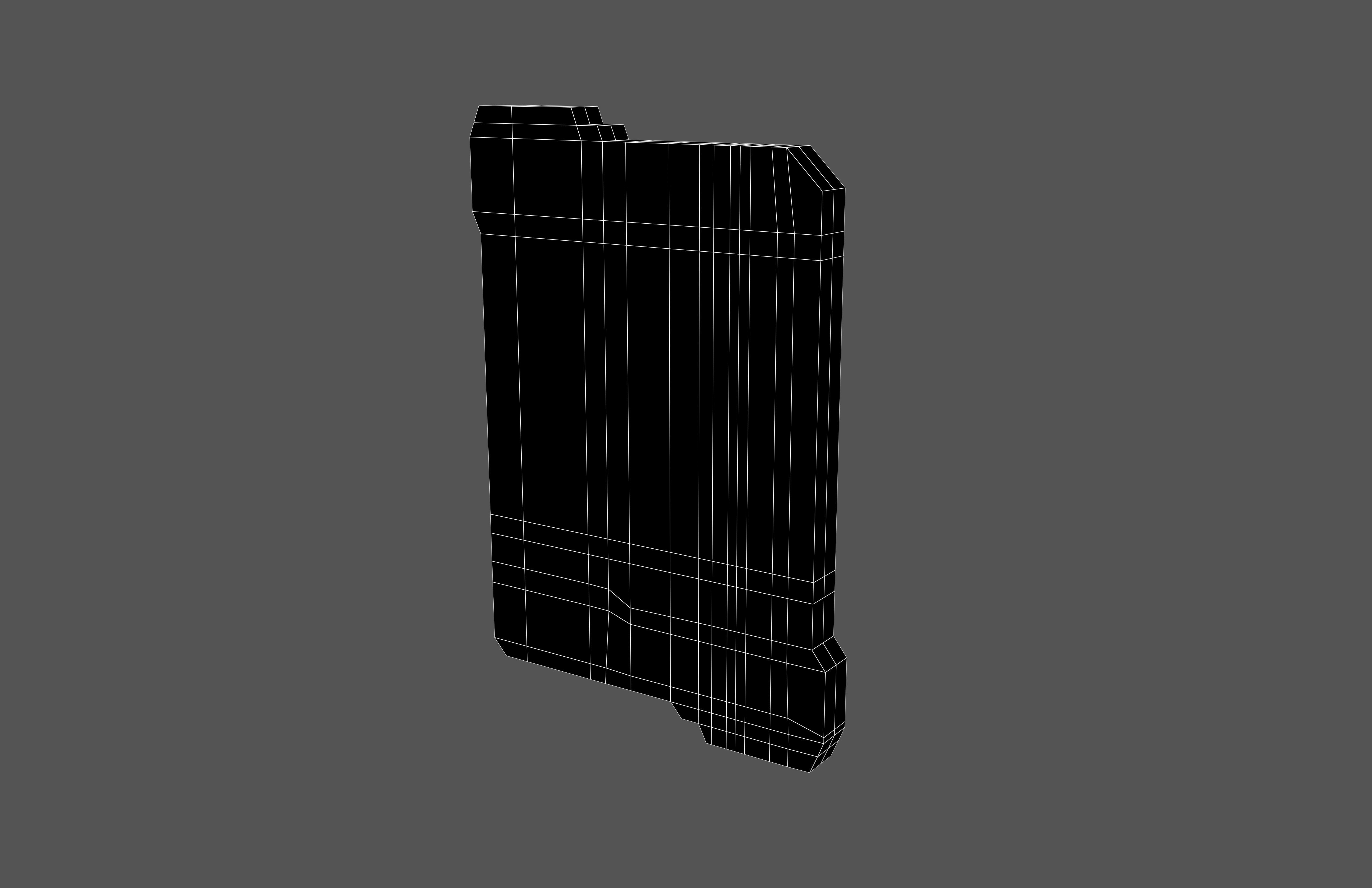 UHD High tech Graphical Interface v8 004 Low-poly 3D model_4