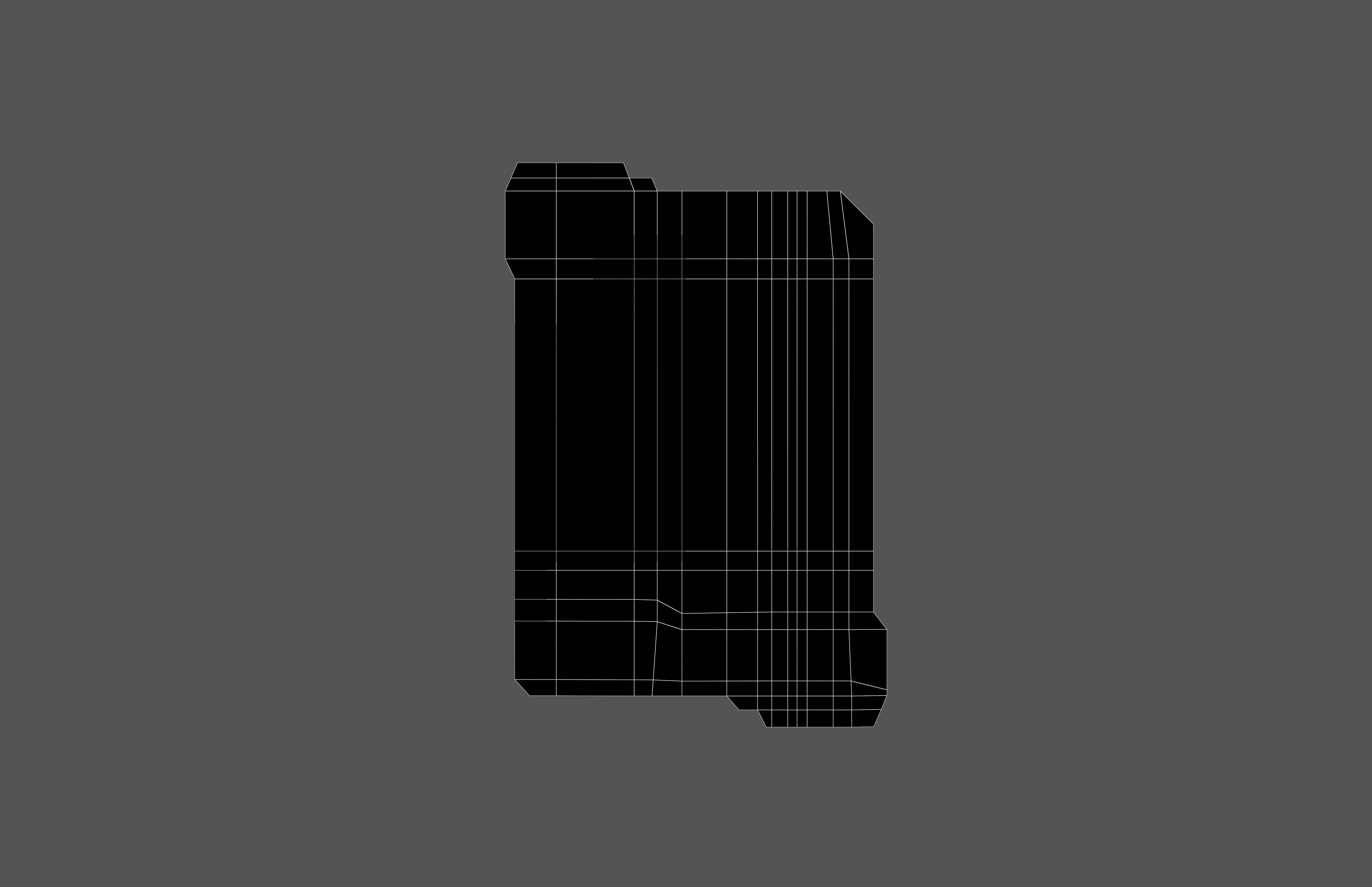 UHD High tech Graphical Interface v8 005 Low-poly 3D model_6