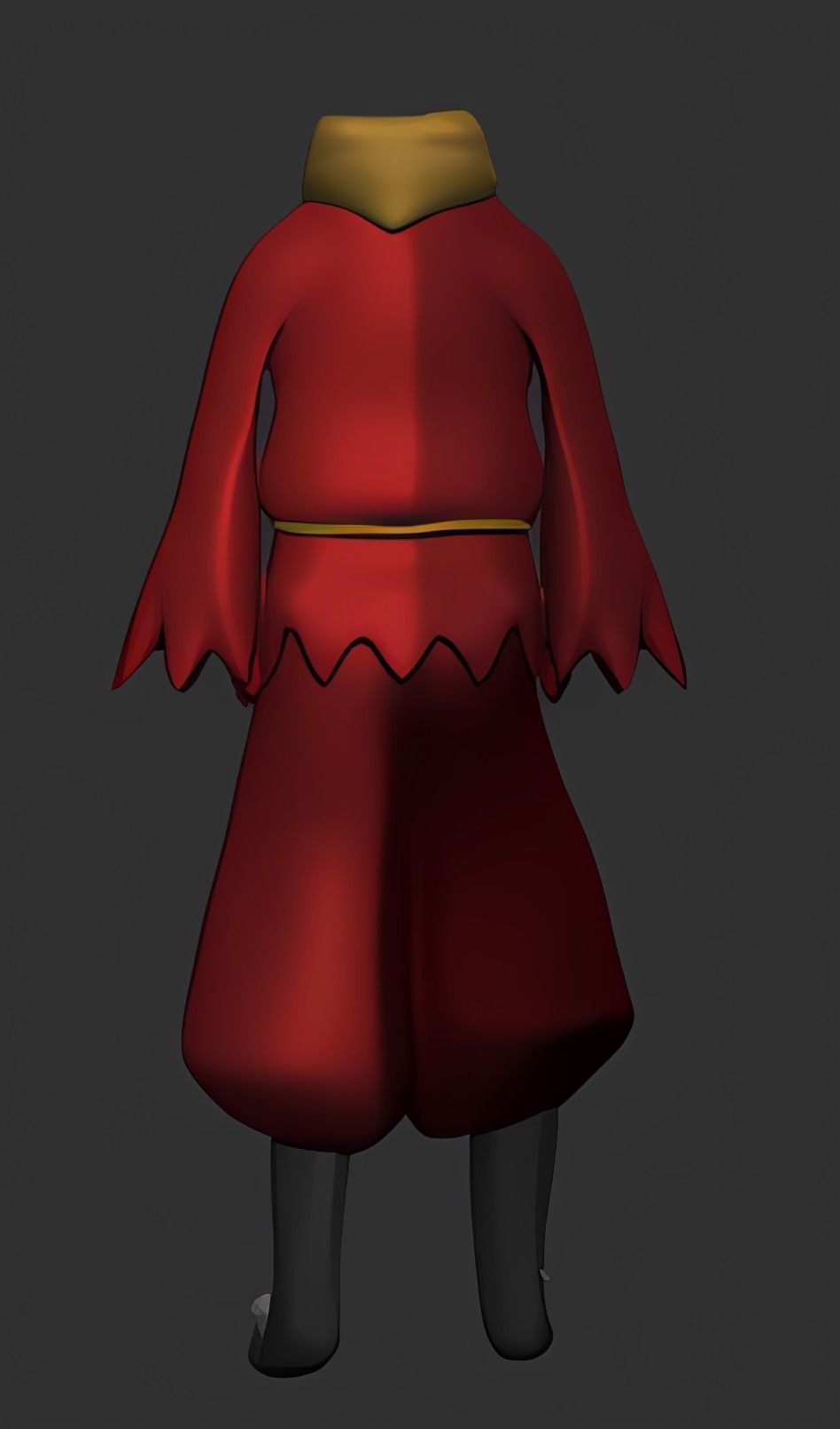 Sky game pants 3D print model_2