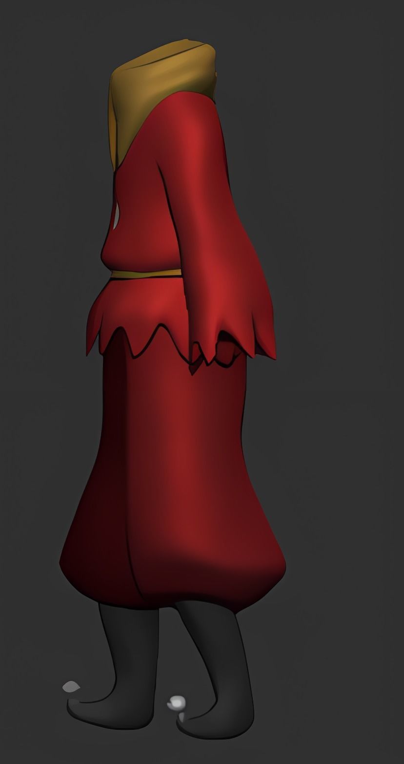 Sky game pants 3D print model_1