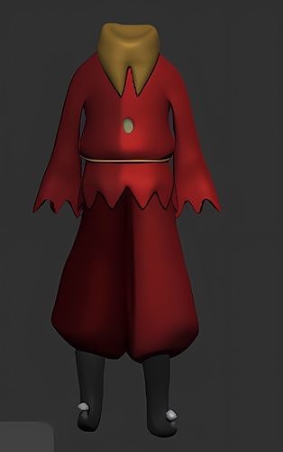 Sky game pants 3D print model