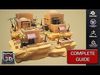 Stylized Desert Town Environment Modular Pack Low-poly 3D model_1