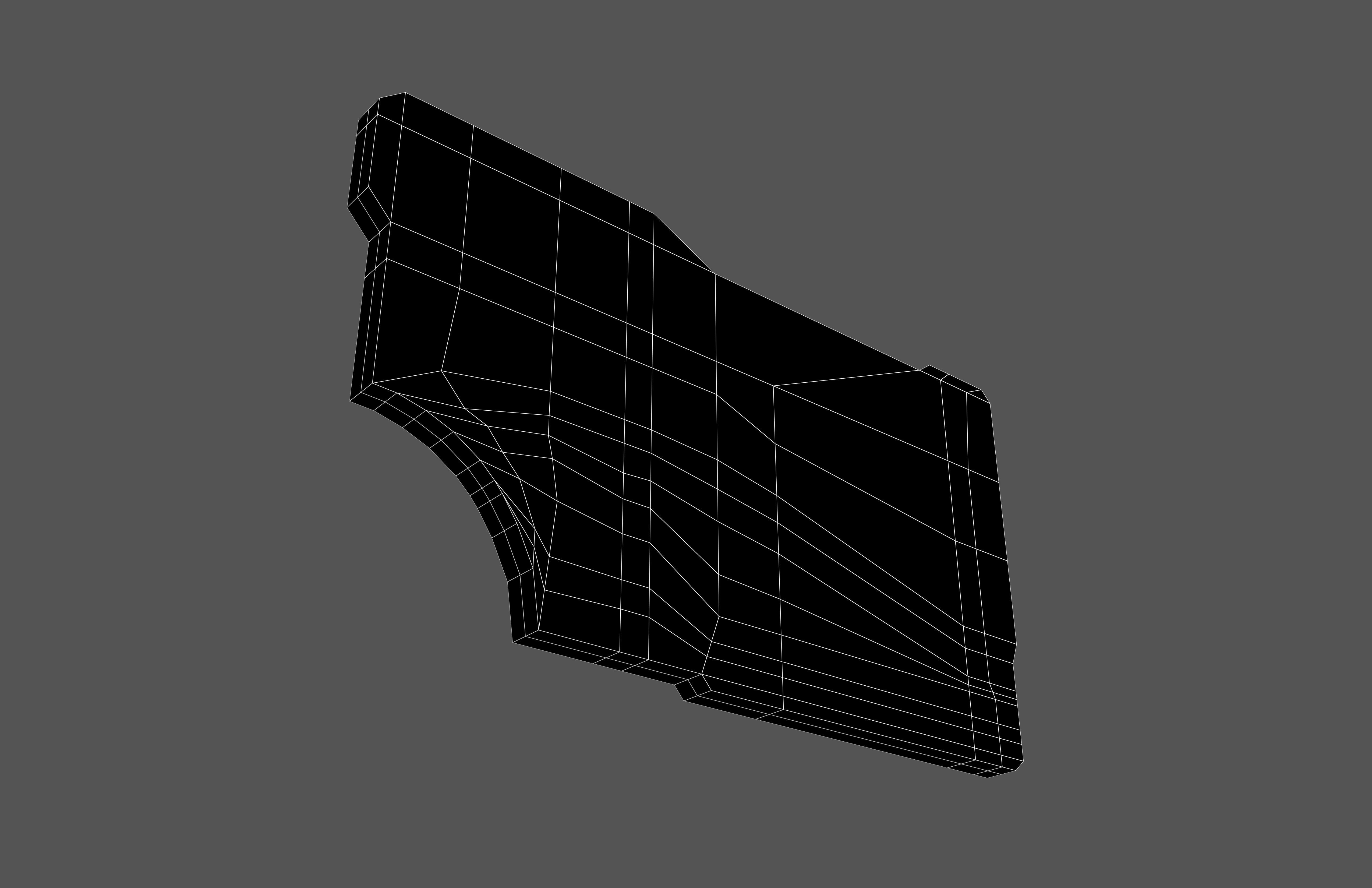 UHD High tech Graphical Interface v9 002 Low-poly 3D model_6