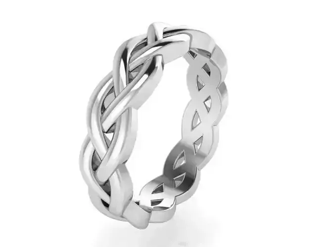 Nice Textured Ring 2222 3D print model