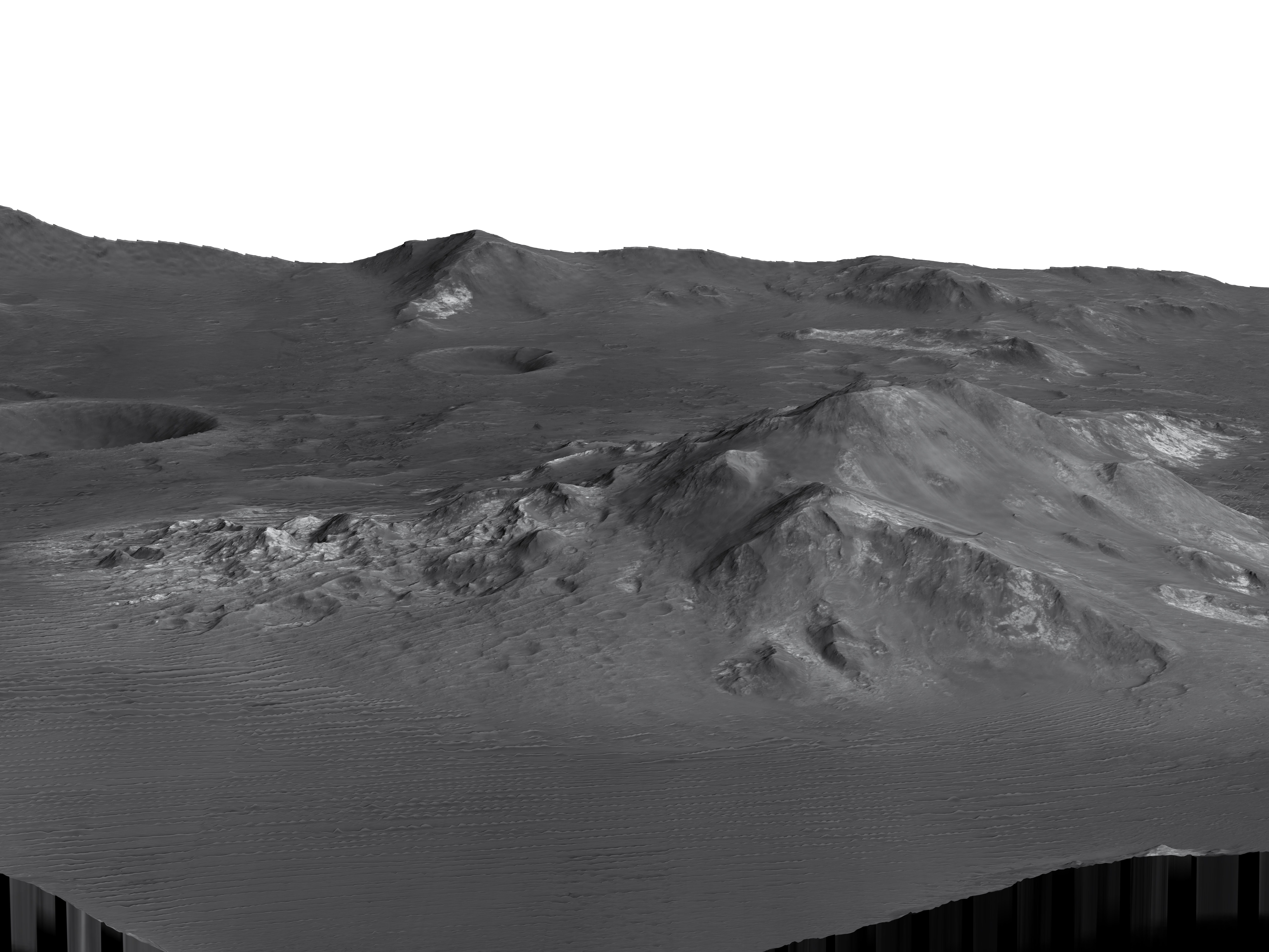 MARS VR - Central Peak of Alga Crater 3D model_2