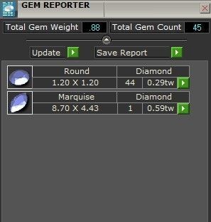 Diamond ring with 2-Bands 2227 3D print model 3D print model_8