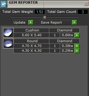 3-Stone Round diamond ring 2233 3D print model 3D print model_8